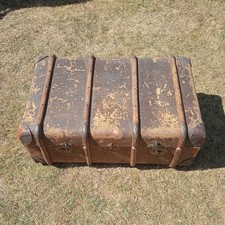 Large Vintage Steamer Trunk