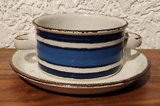 1.9 Midwinter Stonehenge England * Blue Moon Moon Blue * Soup Cup + Bottom