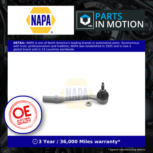 Tie track rod end fits - rod,