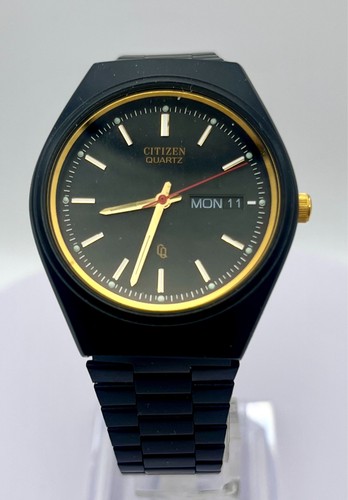 Vintage citizen black pvd - cq,