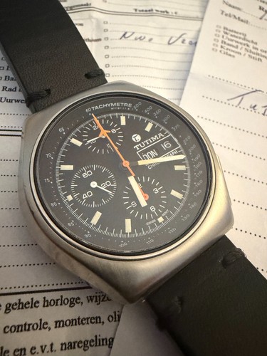 Tutima military chronograph - military,