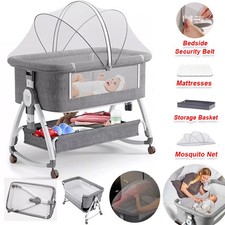 4in1 Baby Bedside Crib Sleeper