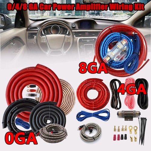 Car power amplifier wiring - wiring, kit