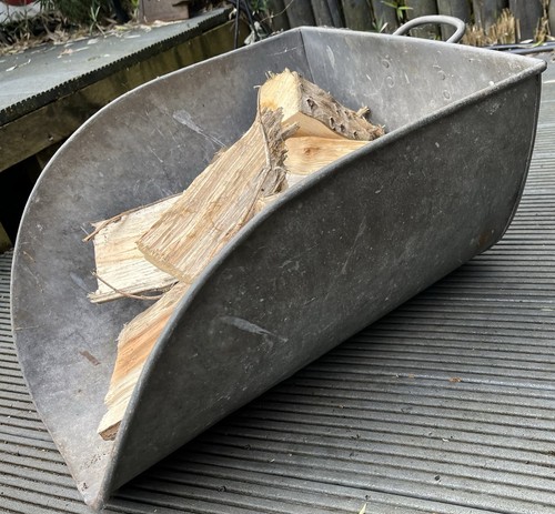 Vintage galvanised coal wood - vintage,