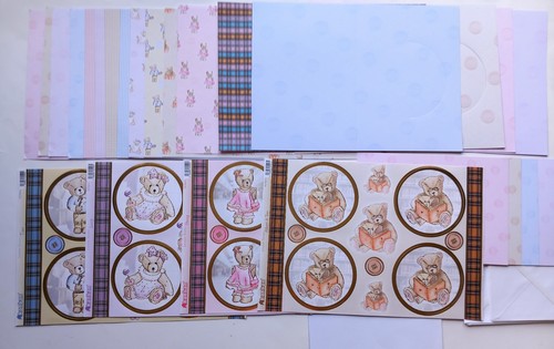 Kanban teddy bear toppers card - kanban,