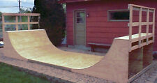 4' & 3' Halfpipe blueprint plans **PDF 1 DAY DELIVERY**