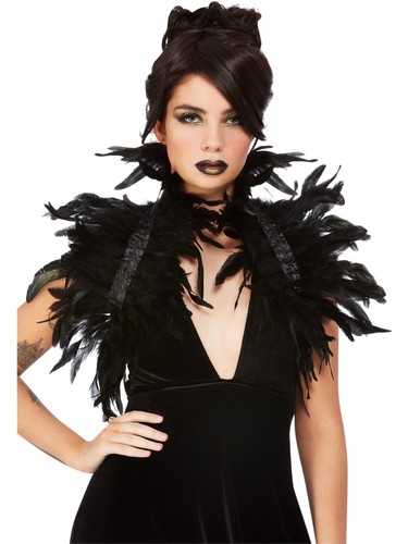Smiffys fever feather bolero - feather,