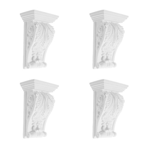 4pcs white decorative - 4pcs, pu