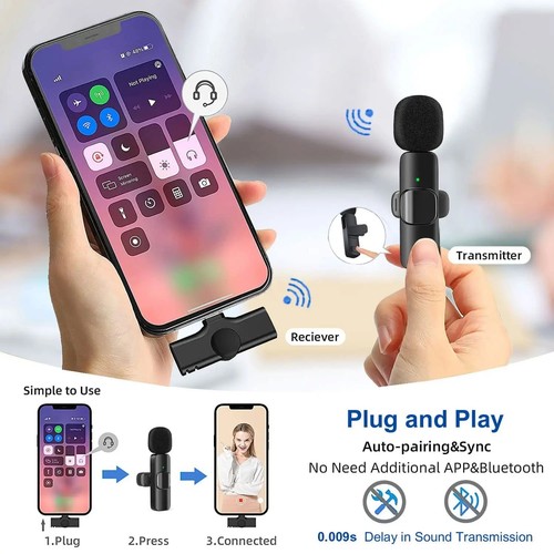 Wireless lavalier microphone - wireless,