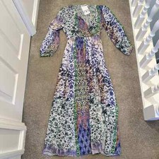 ZARA FLORAL LILAC DRESS WITH