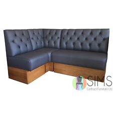 Modular Deep Buttoned Banquette Fitted Bench Booth Seating - Kitchen, Restaurant