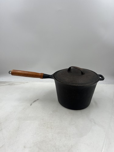 Vintage cast iron saucepan - iron, 3