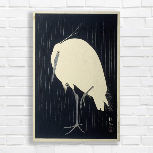 Vintage japanese crane with - vintage,