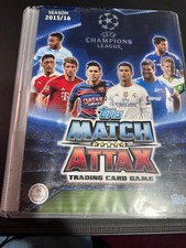 15-16 Topps Match Attax Champions League Trading card Binder with 272 Cards