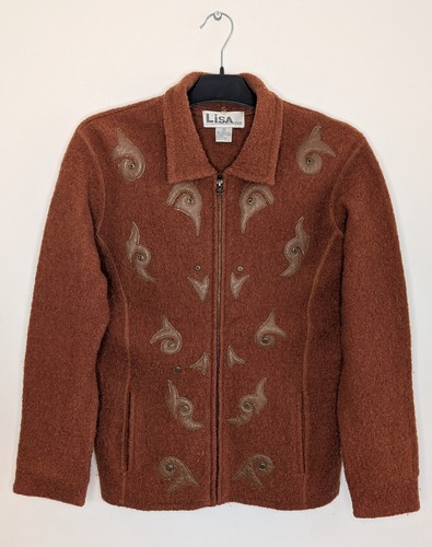 Lisa boiled wool jacket womens - lisa,