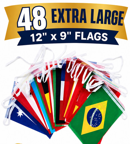 Flags the world fabric - flags, of