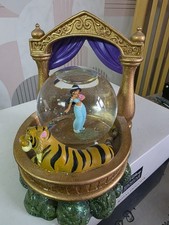 Aladdin Princess Jasmine Glitter Snow Globe Disney Store Rare