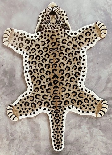 Leopard rugs 3x5 feet - leopard,
