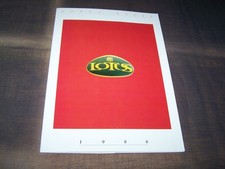 Top Rarity Stunning Brochure Lotus Excel 1988 + Price List!!!