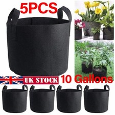 10 Pack Large Plant Grow Bags Potato Fruit Vegetable Garden Planter Growing Bag
