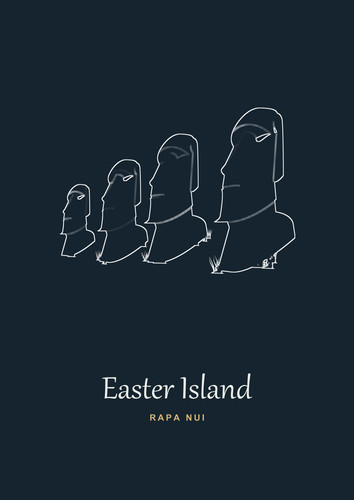 Personalised easter island - personalised,