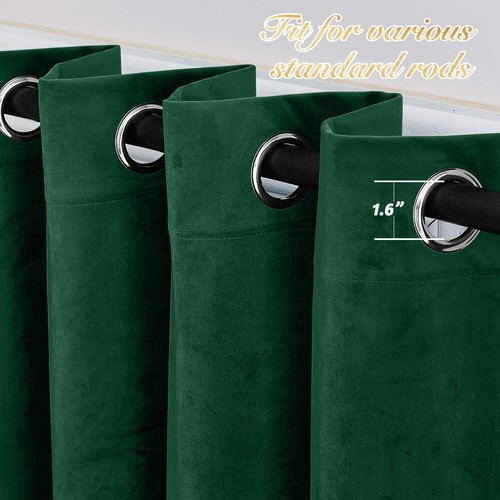 Thick velvet blackout curtains - thick,