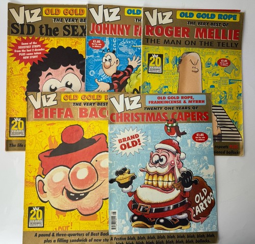 Viz comic old gold - viz, rope