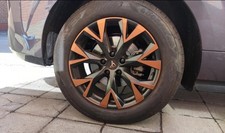 32x Stickers Covering Rims Cupra suv Terramar 18 inch Atomic Machined Copper