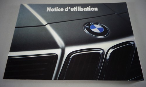 Notice D'utilisation BMW