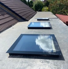 Lantern window skylight roof window roof light triple glazed flat  FREE KIT