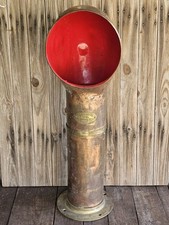 Vintage Simpson Lawrence Copper & Brass Cowl Vent Ship Nautical Decor