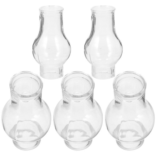 Set reusable glass lamp - set,