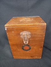 Vintage Wooden Case British