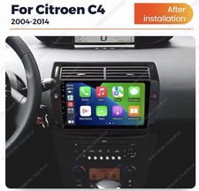 Android 14 Car radio stereo For Citroen C4 C-Triomphe C-Quatre 2004-2014