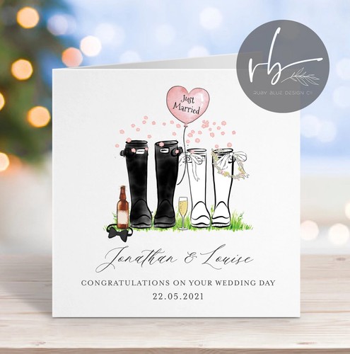 New personalised wellies - new,
