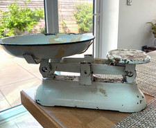 Vintage Cast Iron Embossed FOR DOMESTIC USE Weighing Scales