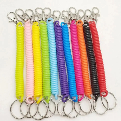 Spiral clip ring stretchy - on,