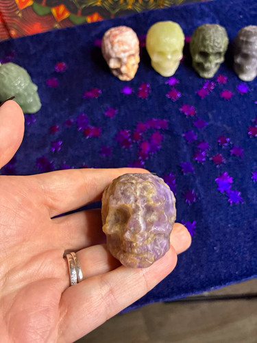 Polished amethyst crystal - amethyst,