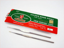 Tulip Fine Steel Crochet Hook Art No. T-1G / 1 Packet (12Pcs)