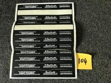 Decals / Price of Play sets /