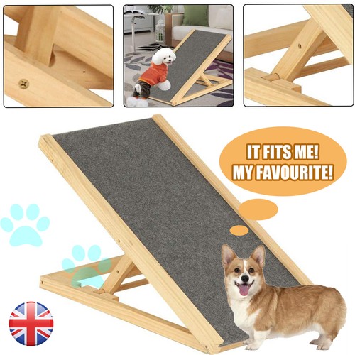 Folding wooden dog ramp - folding,