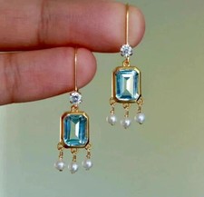 1Ct Emerald Cut Lab-Created