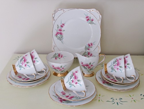 Vintage fine bone china tea - bone,