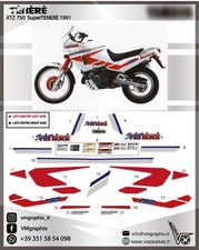 Adesivi XTZ 750 SUPERTENERE 1991 Xt 750 Z grafiche/stickers/decal super tenere