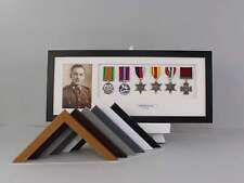 Personalised Military Medal display Frame for Six Medals and a 6x4" Photograph