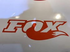 4x ORANGE Fox Shox Tail Vinyl