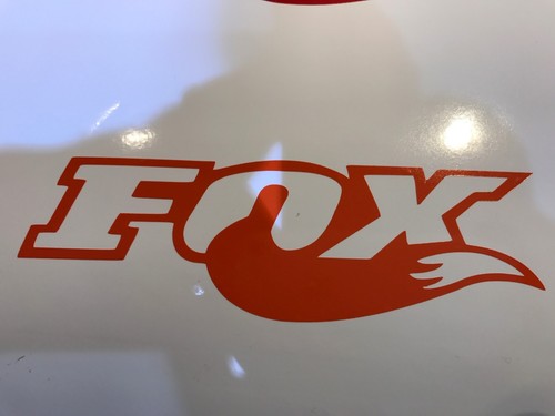 Orange fox shox tail - fox,