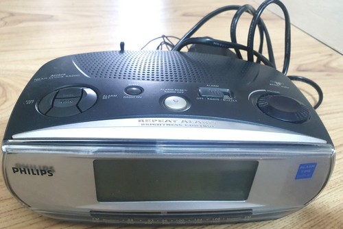 Vintage philips radio alarm - vintage,