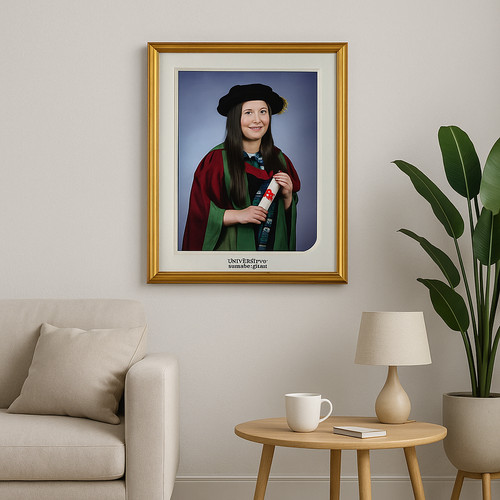 Gold picture frame - picture, –