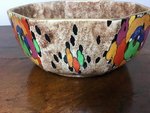 Crown ducal octagonal bowl - octagonal,
